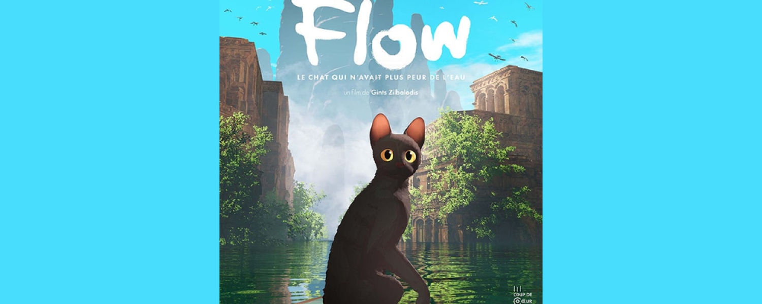 Ciné plein air « Flow, le chat qui n’avait plus peur de l’eau » Les Houches