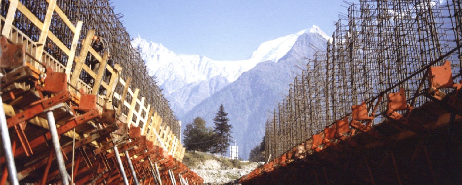 Dégâts torrentiels Les Houches 1905