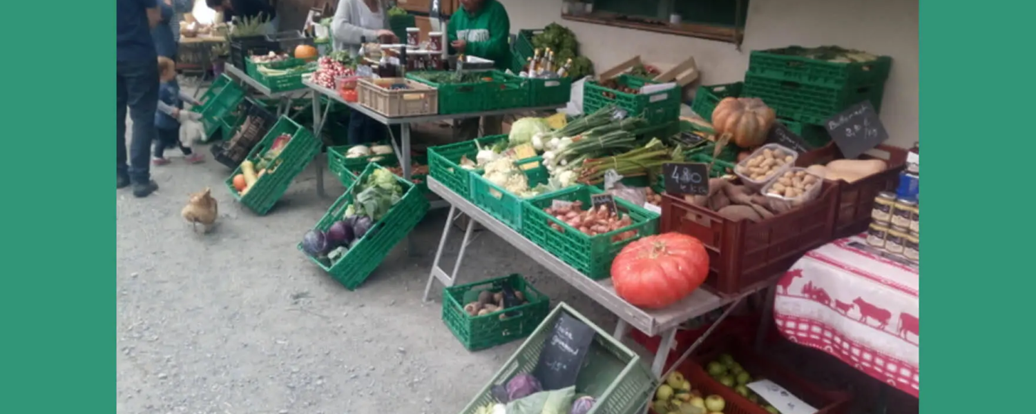 Marché paysan Les Houches