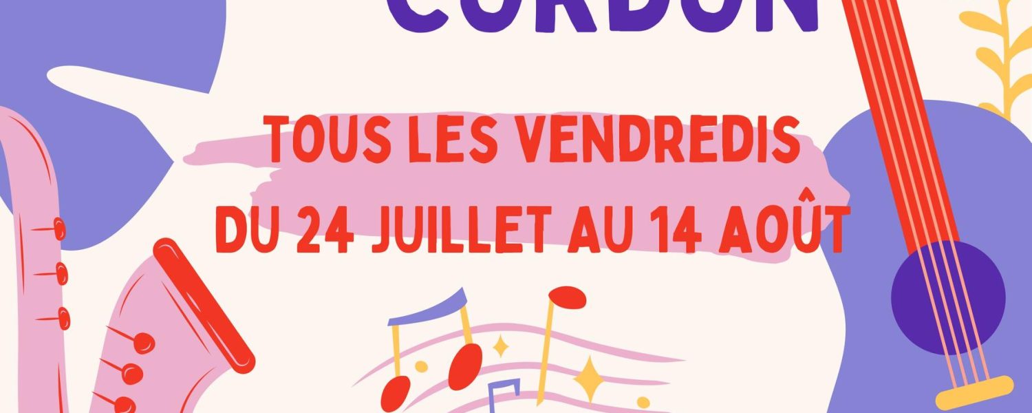 Soirée Musi'Cordon 7 août Cordon